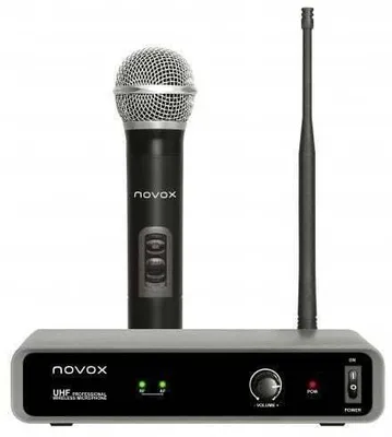 Produktbild von Novox Free H1 - Drahtloses Set mit Handmikrofon Schwarz