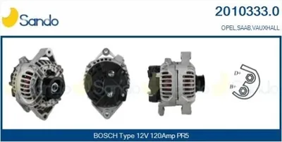 Produktbild von Lichtmaschine Generator 120A