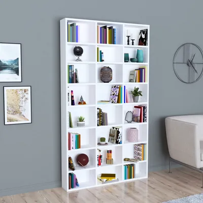 Produktbild von Bücherregal 'Askvoll' 178x102x16cm Weiß