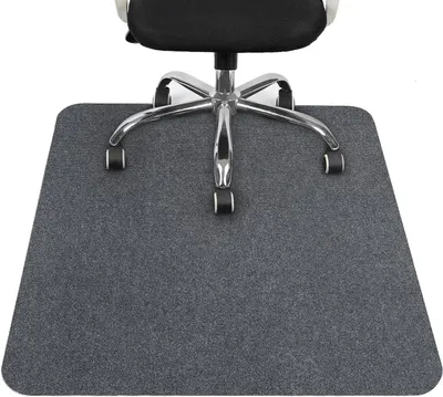 Imagen del producto de Alfombrilla para suelo, base para silla, 120x90 cm, color gris, para oficina y hogar