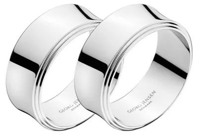 Imagen del producto de Georg Jensen, sujetapapeles en forma de pirámide, 2 unidades. Acero inoxidable pulido, 2 piezas. Código: 3651375