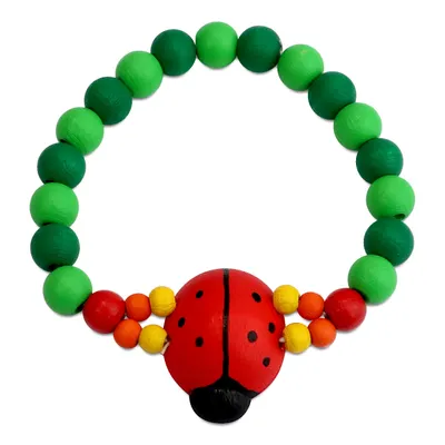 Produktbild von Detoa Baby Armband mit Marienkäfer