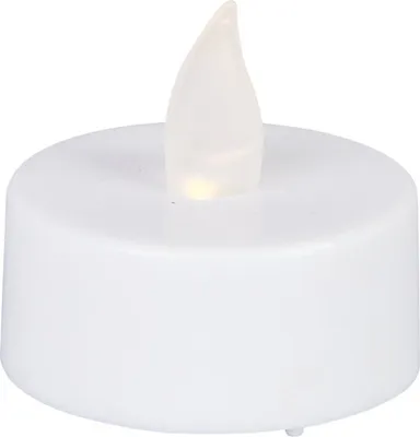 Produktbild von LED-Teelicht, warmweiß, batteriebetrieben, Durchmesser ca. 4 cm, Höhe ca. 3,5 cm