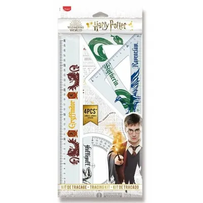 Obrázok produktu pre Maped 981765, Ruler, Uhlomer, Trojuholník, 4 kusov, Viacfarebný, 45° & 60°, Polkruh, 30 cm