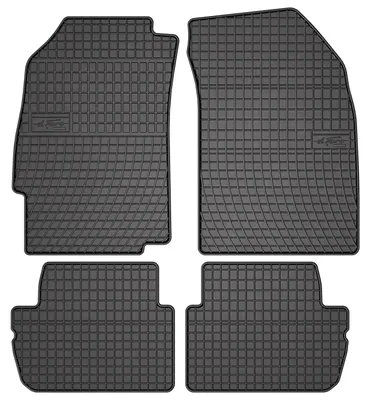 Immagine prodotto di Tappetini auto in gomma adatto per Opel Karl (2015-2019, hatchback) neri, set 4 pz, con fissaggi