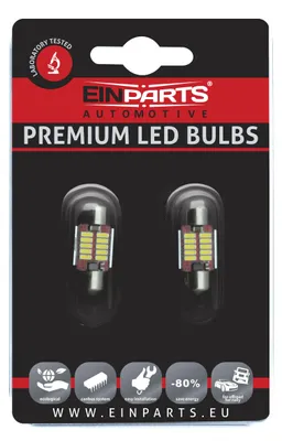 Obrázek produktu pro Einparts LED diody 31 mm, 10 ks SMD 4014, CANbus, pro automobilové osvětlení