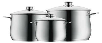Productafbeelding van WMF Topf-Set Diadem Plus, 3-delig, artikelnummer 3201115430, EAN-code 4000530574565