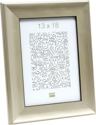 Produktbild von Deknudt Bilderrahmen silber Kunststoff 10x15 cm S45ND