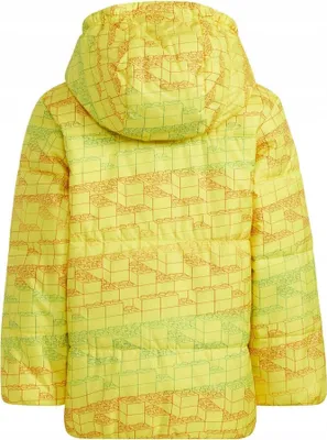 Produktbild von Adidas Kinder Winterjacke Warme Winter Steppjacke Lego HB6605 Gelb Gr.98 cm