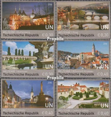 Produktbild von Briefmarken UNO - Wien 2016 Mi 927-932 (kompl.Ausg.) postfrisch UNESCO Welterbe