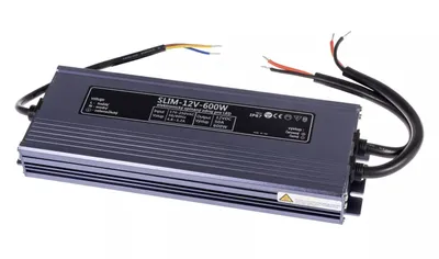 Obrázek produktu pro LED Solution LED zdroj (trafo) 12V 600W IP67 SLIM 056135