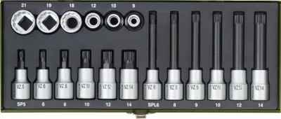 Immagine prodotto di Proxxon Industrial Bit set 1/2 (12.5 mm) 18-piece 23 296