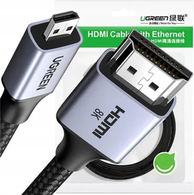 Produktbild von Ugreen HD164 HDMI Kabel zu Micro HDMI 2.1 8K 2m