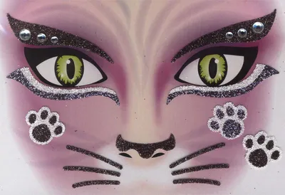 Immagine prodotto di HERMA 15310 5x Adesivo Face Art Gatto rosa