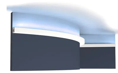 Image de Orac Decor CX190F AXXENT U-PROFILE Corniche Moulure flexible décorative 2 m