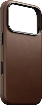 Produktbild von Nomad Traditional Leder Hülle iPhone 17 Pro – Kompatibel mit MagSafe – Erhöhter Aluminium-Kameraring – Hergestellt mit 50% recyceltem Polycarbonat
