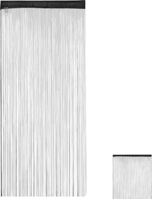 Produktbild von Schwarzes Tunnel-Vorhang 90x245 cm