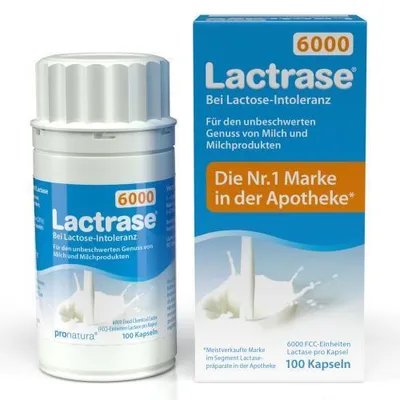 Image de Lactrase 6.000 Fcc gélules 100 pc