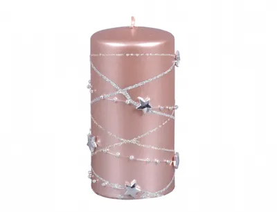 Image de Bougie de Noël Nohel Garden GIRLANDA WAR d7x14cm