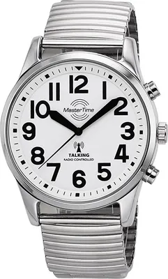 Master Time MTGA-10691-61M Sprechende Funk Herrenuhr mit Zugband 1