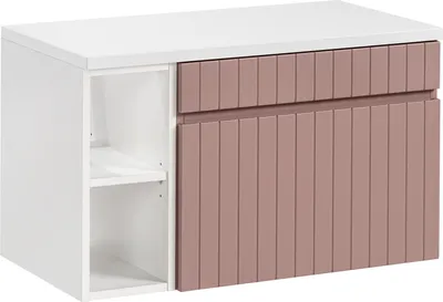 Immagine prodotto di Set Di Mobili Da Bagno 80 Cm Con Mobile Sottolavabo E Piano Di Lavoro