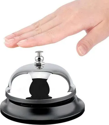 Productafbeelding van Receptiebell voor hotel - Restaurant - Keuken - Teller - Handwerk kerst klok service ring