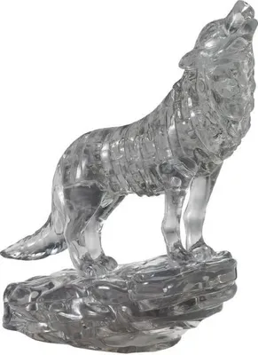 Obrázok produktu pre Crystal Puzzle – Vlk (čierny) – Bard Centrum hier