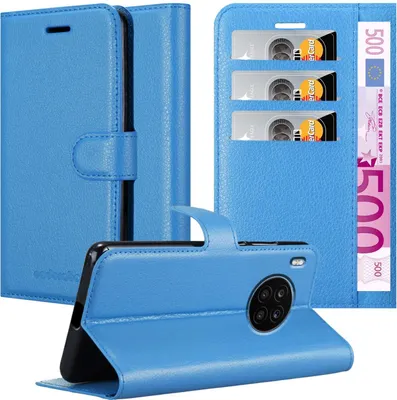 Obrázok produktu pre Cadorabo Case for Honor 50 LITE Protective Case in Blue Puzdro na mobilný telefón s magnetickým zatváraním