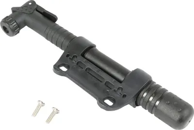 Immagine prodotto di Mini pompa MTB compatta per biciclette con adattatore e attacco reversibile per valvole Presta e Schrader - leggera e portatile