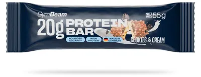 Produktbild von GymBeam - Proteinriegel, 55 g, Cookies & Creme
