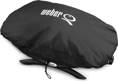 Image de Housse de protection pour grill Weber Q100-/1000 polyester hydrofuge noir