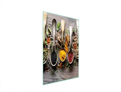 Produktbild von Glasschneidebrett 35x52 Gewürze