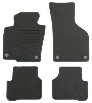 Fußmatten-Set für VW Passat 3C B6/B7 + CC, 01/2007-10/2014 , 4-teilig, Schwarz