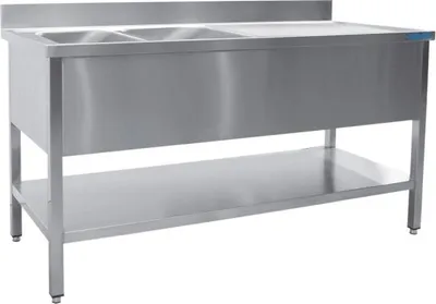 Produktbild von Saro Spültisch 2 Becken, Links - B 2000 X T 600 Mm