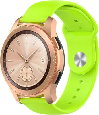Produktbild von Strap-it Samsung Galaxy Watch 42mm Sportarmband (Hellgrün)