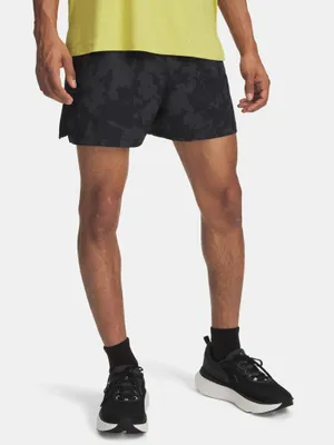 Produktbild von Under Armour Launch Pro 7in Prtd Short für Herren – Grau 3XL