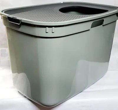 Image de Chat de toilette Top Cat 59x39x38,3cm, vert olive