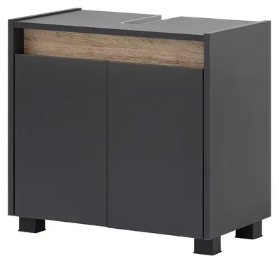 Produktbild von Schildmeyer Waschbeckenunterschrank 146318 Cosmo, 57 x 54,5 x 33 cm (BxHxT), ant