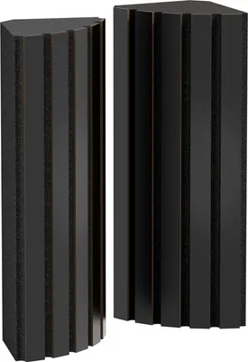 Immagine prodotto di Confezione da 2 – Trappola acustica angolare per bassi | Assorbimento delle basse frequenze per studi e teatri | 50x23x14 cm | Diffusione | [POLETRAP | Nero]