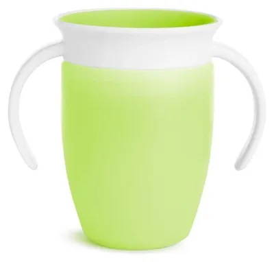 Zdjęcie produktu dla Munchkin Miracle 360 Trainer Cup, Pojedyńczy, 0,207 l, Zielony, Uniwersalne, 0,5 lat(a), 1 szt.