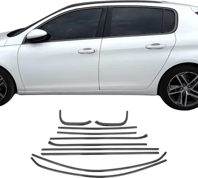 Produktbild von OMAC Zier- / Schutzleiste Türscheibe Fensterleiste 5718146B Fenster Ein-/Anbau Edelstahl für Peugeot 308