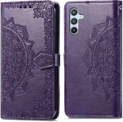 Produktbild von imoshion Mandala Klapphülle Samsung Galaxy A34 (5G) - Violett