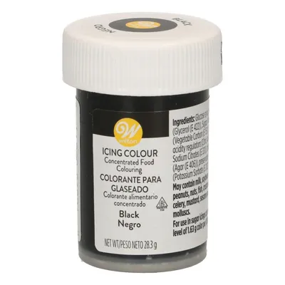 Produktbild von Wilton Glasurfarbe Black 28 g
