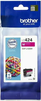 Zdjęcie produktu dla Brother LC 424M Magenta 750 stron Atrament