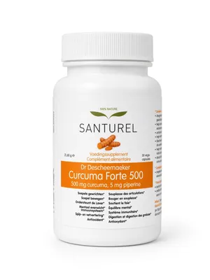 Produktbild von Santurel Curcuma Forte 500 – 30 Kapseln