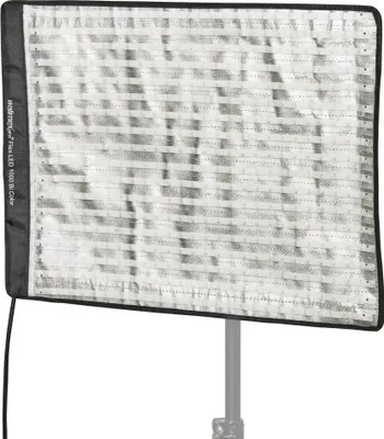 Produktbild von Walimex pro Flex LED 1000 Bi Color Leuchtmatte, 100 W Flächenleuchte, flexible Studioleuchte dimmbar, spritzwassergeschützte Videoleuchte mit Display und Akku-Steckplatz