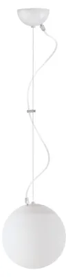 Productafbeelding van OSMONT ADR42446 ADRIA L1 hanglamp, glas, wit, beschermingsgraad IP40, 75 W, E27
