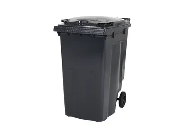 Produktbild von SARO 2 Rad Müllgroßbehälter 240 Liter -grau- Modell MGB240G