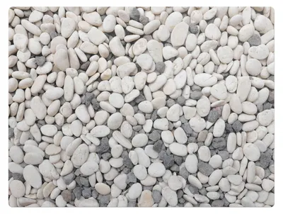 Produktbild von Dekorative Steine – Bodenschutzmatte – Stuhlunterlage 120x90 cm – Rutschfest – Hartbodenmatte