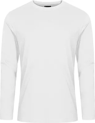 Produktbild von EXCD Langarmshirt Plus Size Herren, Weiß, 4XL